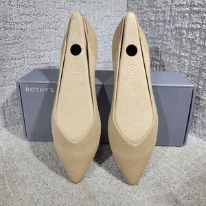 Rothy's The Merino Collection Camel Pointed Flat Shoes Women's Size 5,7,10